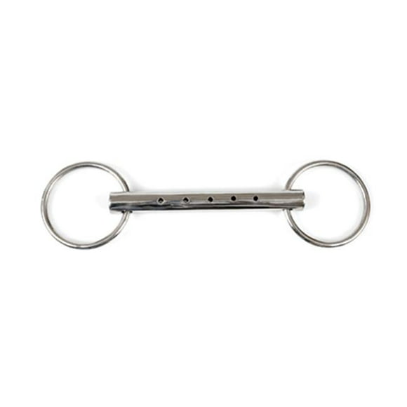 Professional Choice Loose Single Ring Joint Snaffle 5-1/2" Mouth Horse Bit 3526